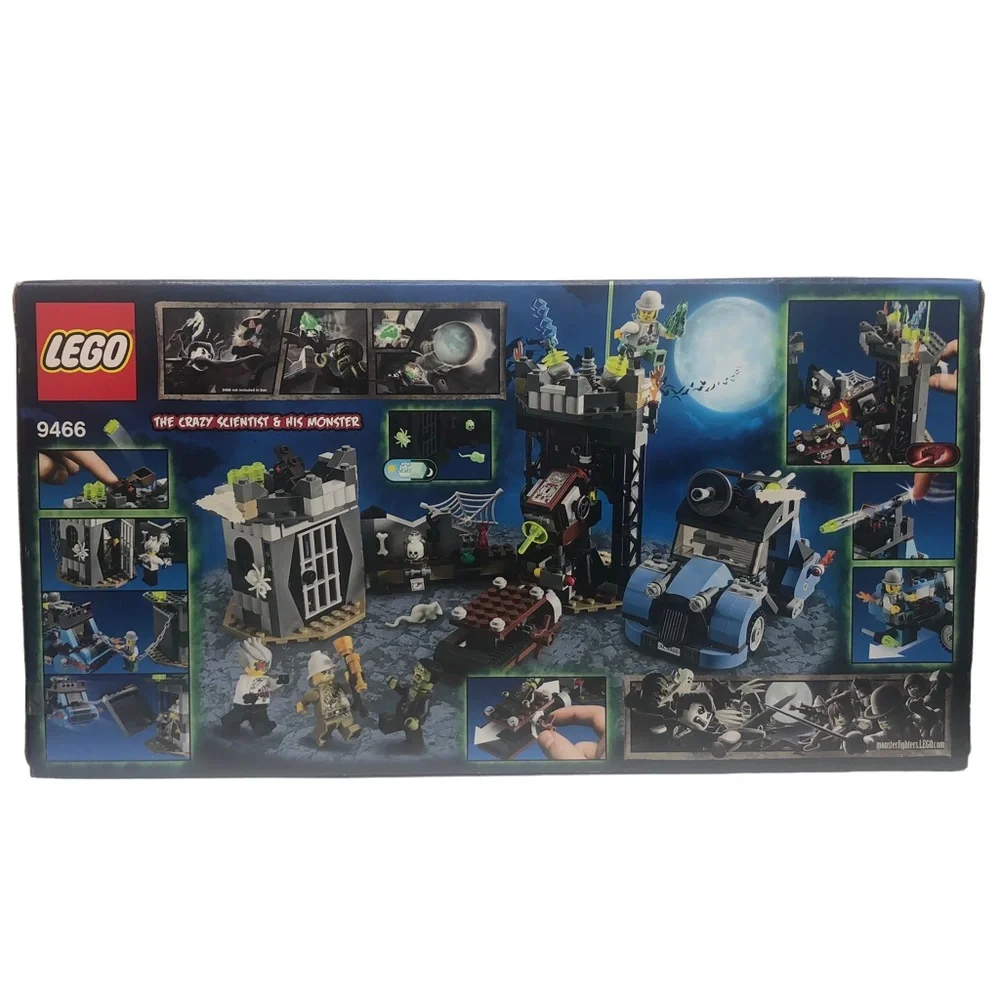 Lego 9466 Monster Fighters Crazy Scientist & His Monster Retired